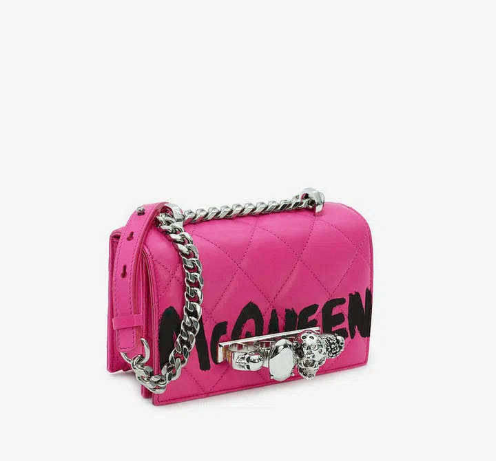 Mini Jewelled Satchel In Hot Pink, $2,930, Alexander McQueen
