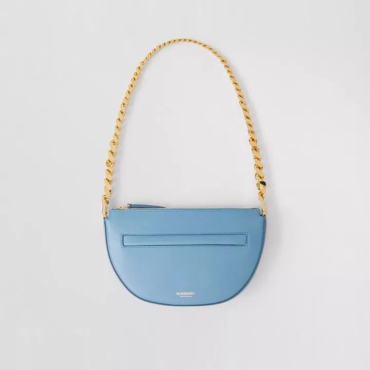 Mini Leather Zip Olympia Bag, $2,390, Burberry