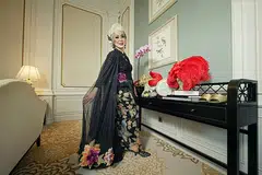 Harper’s Bazaar Singapore 25th Anniversary Where Fashion Lives | Genevieve Peggy Jeffs in a custom kebaya