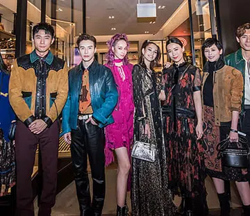 coach mbs reopening party celebrities