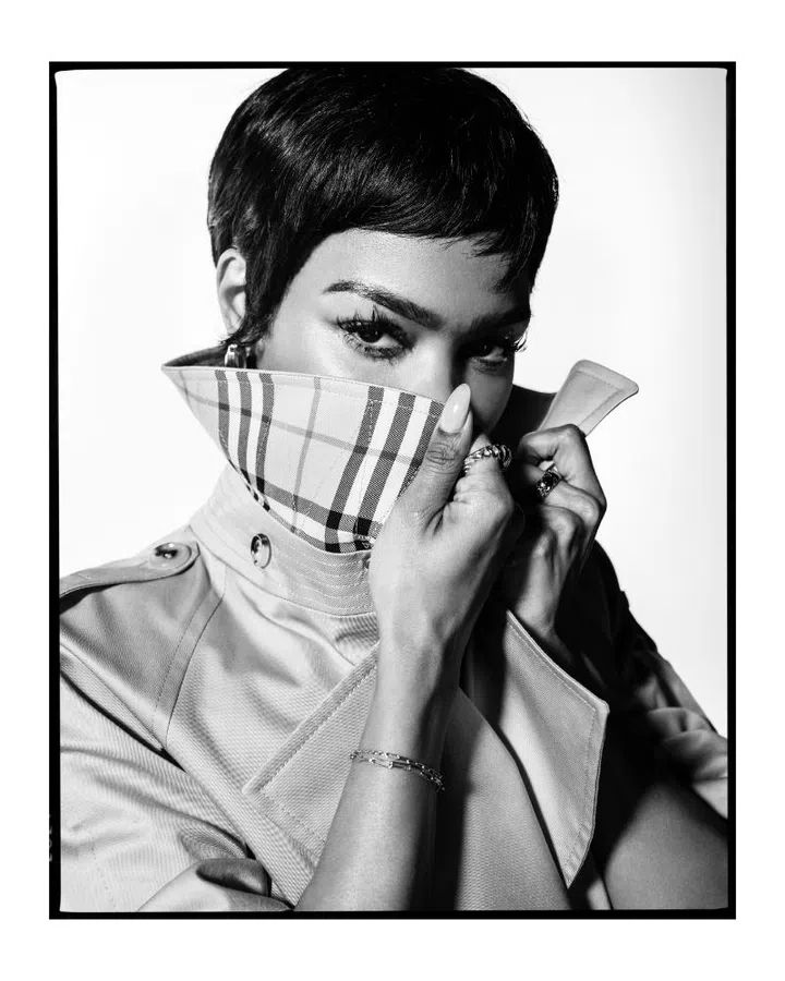 celebrity campaigns, teyana taylor x burberry