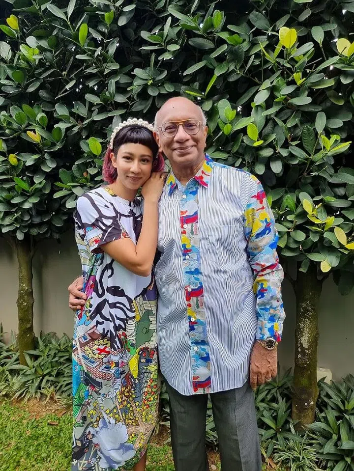 Parveen Hassanbhai and dad