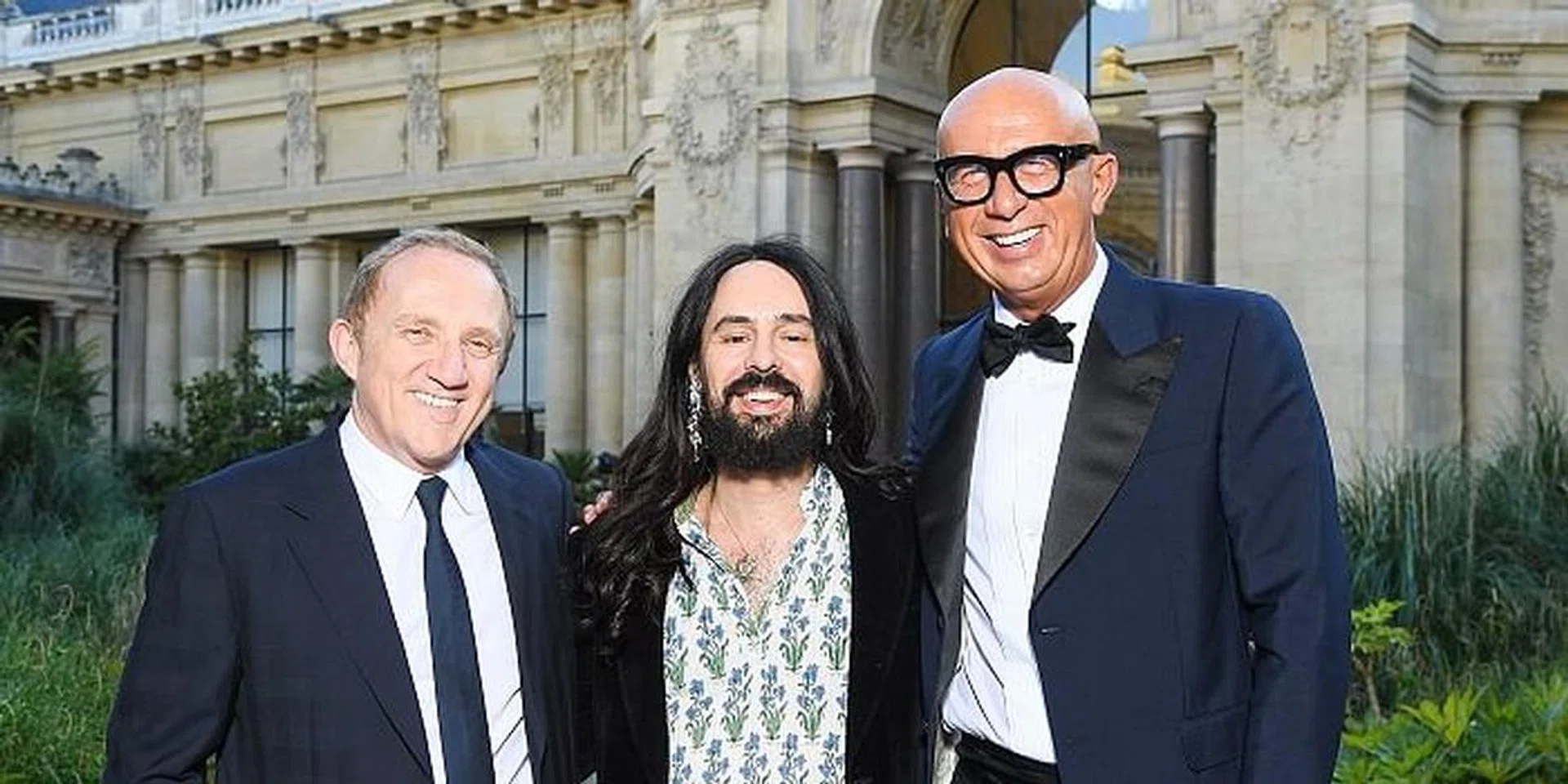 Francois-Henri Pinault, Alessandro Michele, Marco Bizzarri - Gucci Kering Paris Hortus Deliciarum High Jewellery