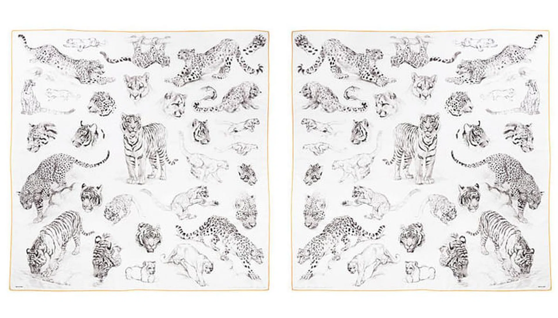 hermes animal scarf