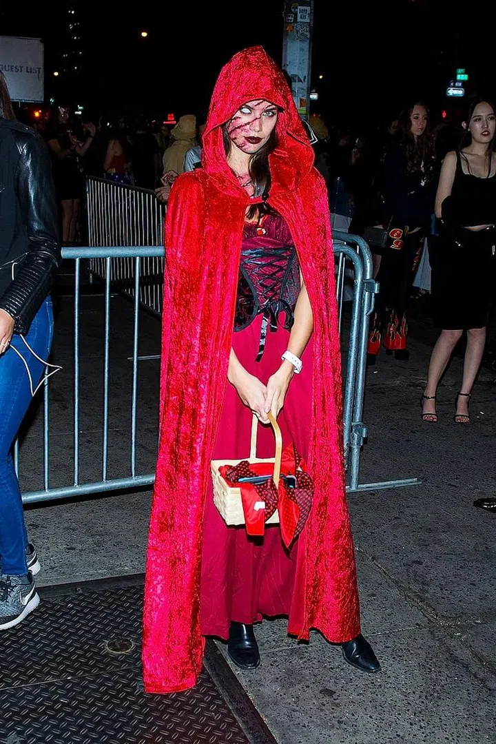 as a creepy Red Riding Hood. Photo: Getty 