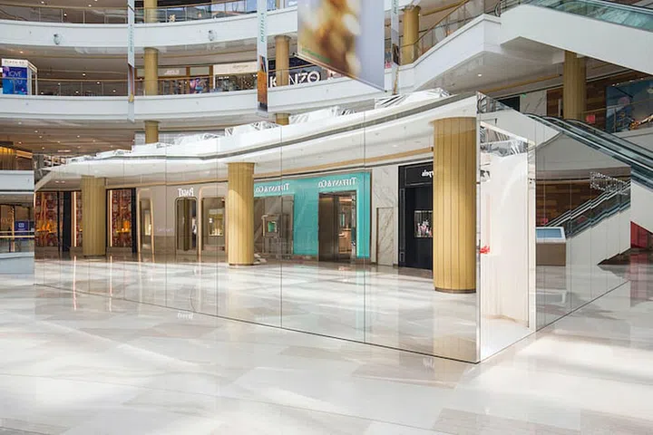 Bottega Veneta debuts its latest pop-up concept, The Invisible Store, in Shanghai