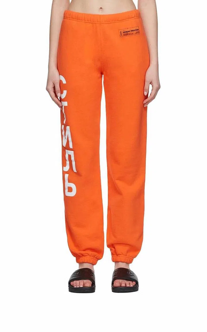 Orange CTNMB Lounge Pants, $592, Heron Preston at SSENSE