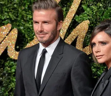 David Victoria Beckham British Fashion Awards 2015