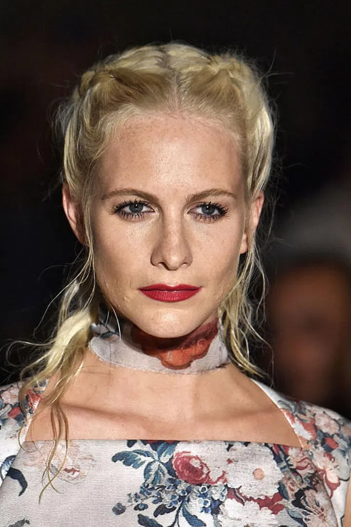 Try double-sided fishtail braids when you're looking for a more edgy half-up, half-down look. Photo: Getty
