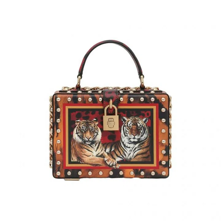 Dolce calfskin box bag, $5,500, Dolce&Gabbana