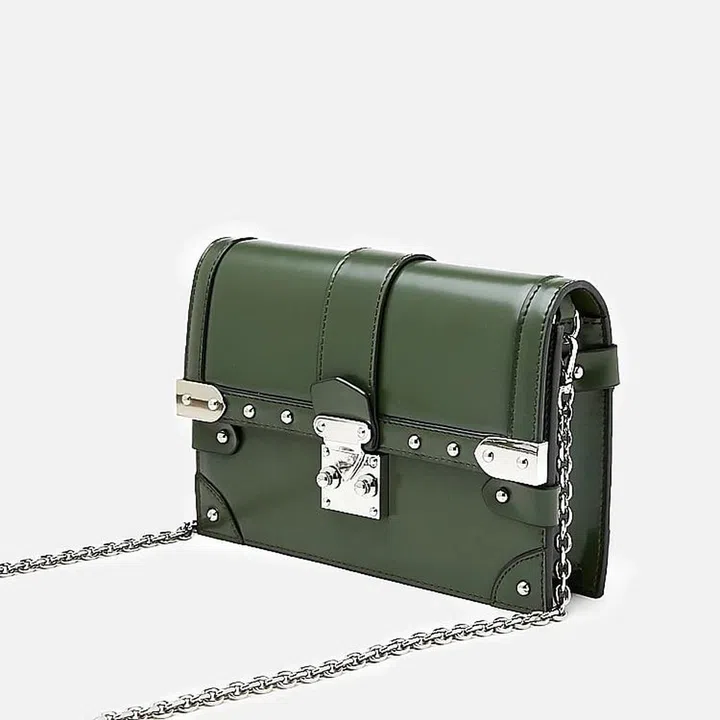Metallic Chain Crossbody Bag, $83, PAZZION