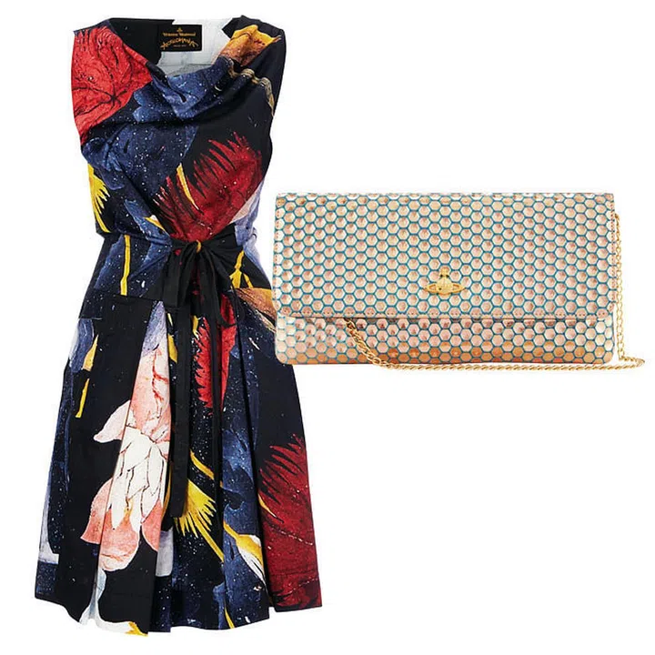 Multi-label boutique TYAN has been delivering eclectic versatility to fashion fans for close to 30 years. From harder-to-find diffusion labels like Sonia by Sonia Rykiel and Vivienne Westwood, to contemporary brands like Philosophy, TYAN’s diverse selection will add a dose of cool to your closet. (Dress, $989, Vivienne Westwood at TYAN. Clutch, $445, Vivienne
Westwood at TYAN)