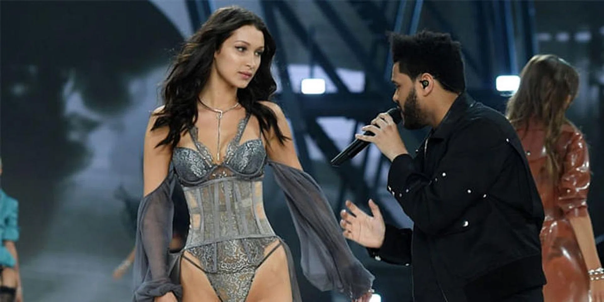 Bella Hadid And The Weeknd Awkwardly Reunited On The Victoria's Secret Runway After Breaking Up