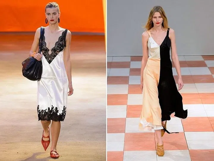 Sure, Céline was not solely responsible for the underwear-as-outerwear trend, but the brand's autumn/winter 2015 and spring/summer 2016 collections cemented the revival of the silky slip dress. The frock fast became a must-have that no one else saw coming. Photo: Getty