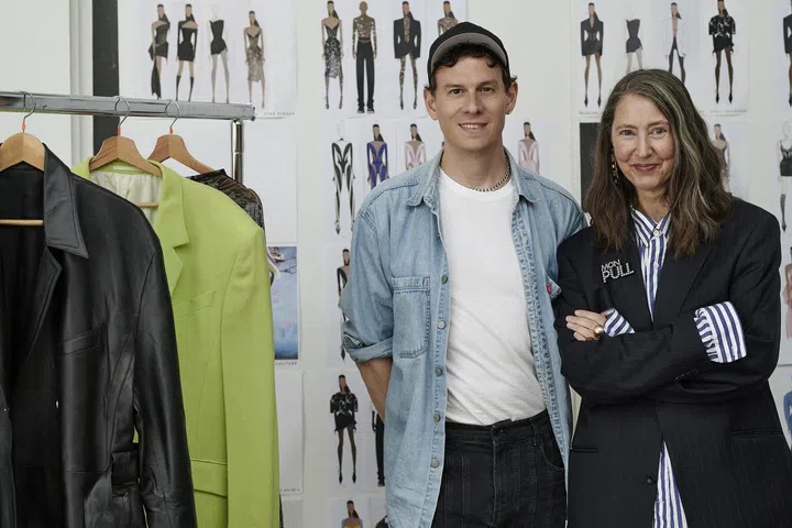 Casey Cadwallader & Ann-Sofie Johansson, creative advisor at H&M. Photo: Mugler x H&M