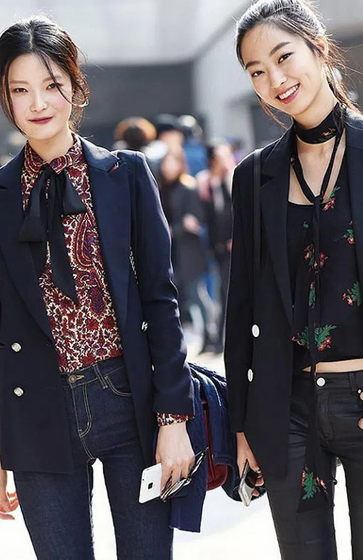 Think of a tie as a necklace and as you do, stock up on delicious strings of silk or satin. Gucci-fy yourself by honing in your bow making skills or go Saint Laurent with one coil around the neck and draping it down the body. Photo: Instagram/@streetper