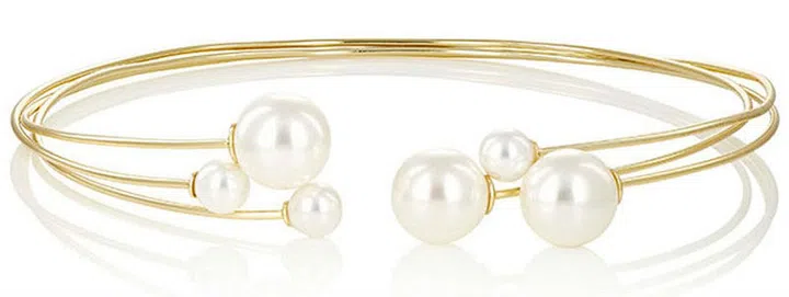 Freshwater pearl wire choker set; $530, barneys.com
