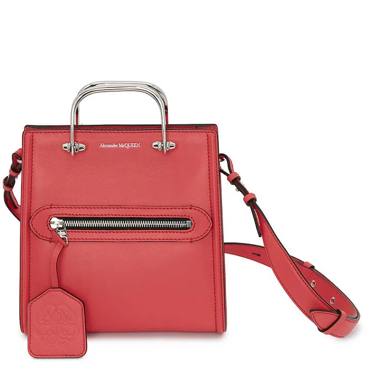 ALEXANDER McQUEEN 「The Tall Story Bag」 Alexander McQueen | The Tall Story embossed leather tote bag