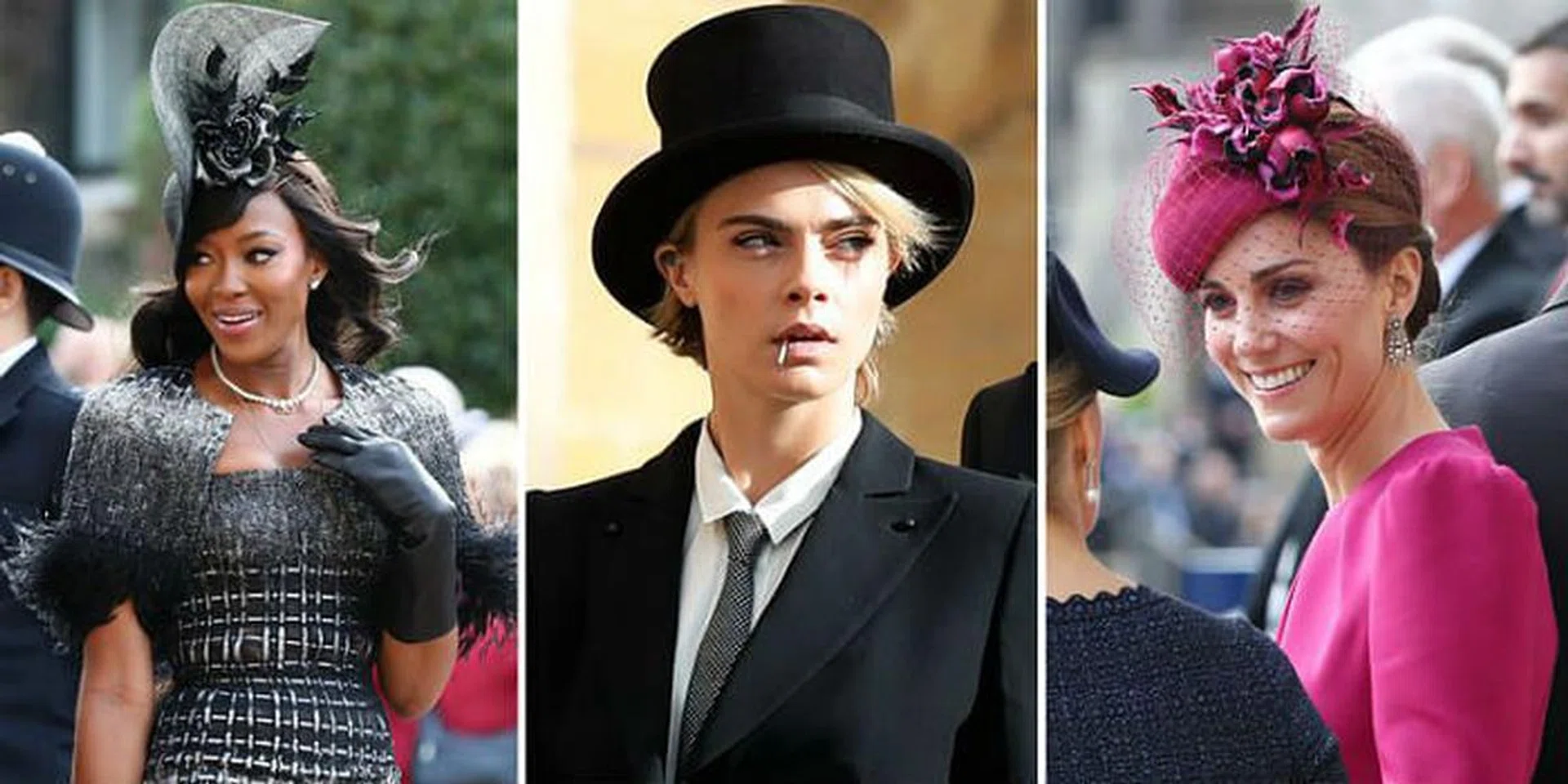Naomi Campbell Cara Delevinge Kate Middleton