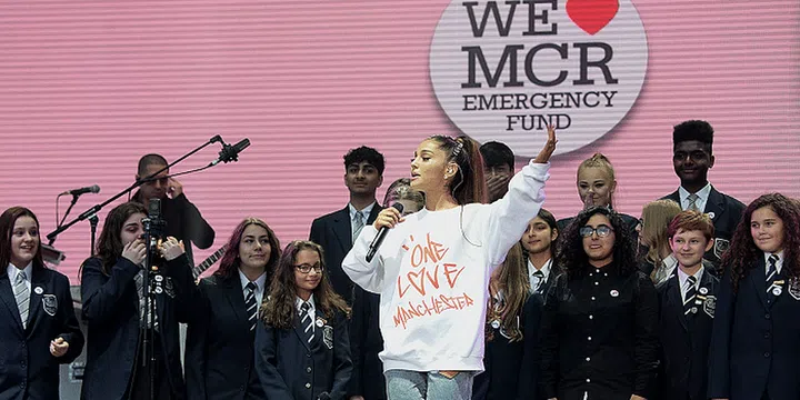 ariana grande charitable celebrity one love manchester