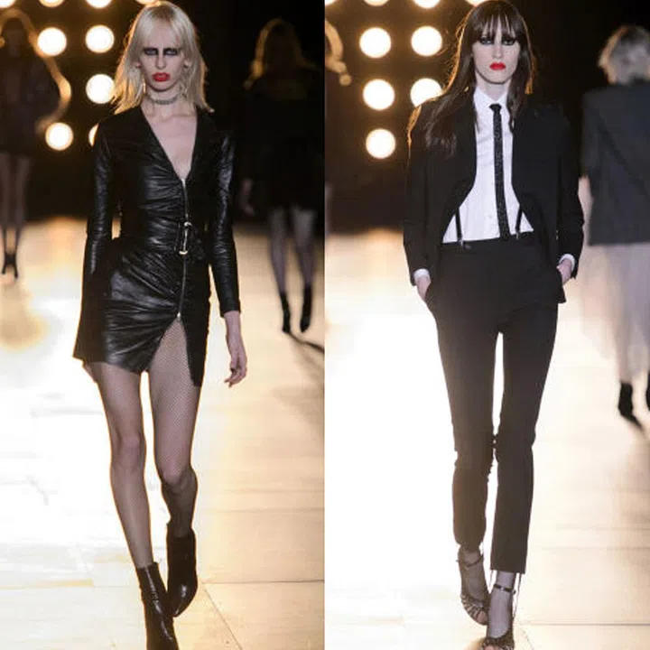 Hedi Slimane's Best Runway Moments At Saint Laurent