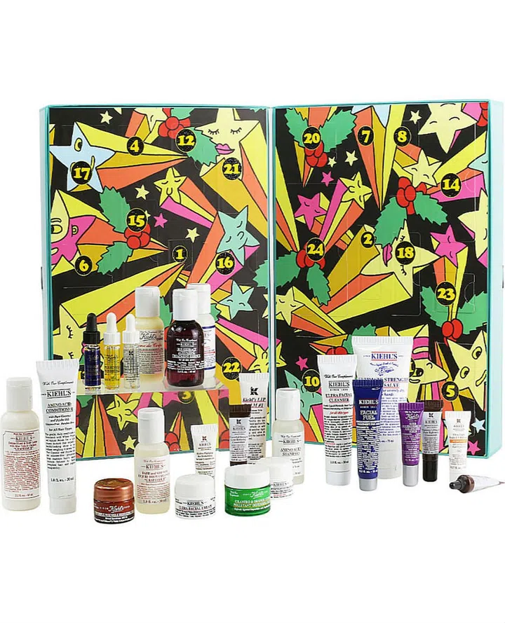 Comprises 24 items, including Ultra Facial Cream, Lip Balm #1 Cramberry, Ultra Facial Cleanser, Creme de Corps, Ultimate Strength Hand Salve, Midnight Recovery Concentrate, Amino Acid Shampoo, Amino Acid Conditioner, Body Fuel