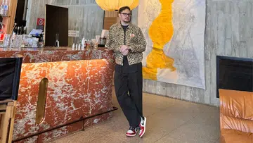 BAZAAR Man Anton Cruz Leopard Print Jacket Man