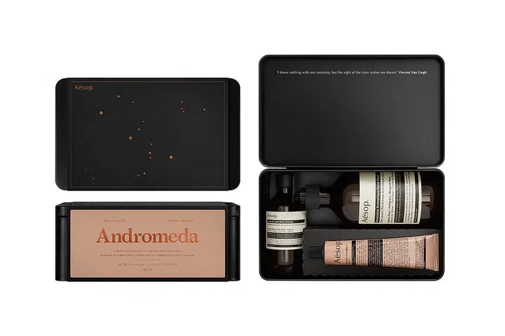 Featuring sumptuous textures for hand and body, this lavish gift set pampers from top to toe while enveloping skin in addictive scents like mandarin, rosemary and black pepper. P.S. Even jaded hipsters will be impressed! 