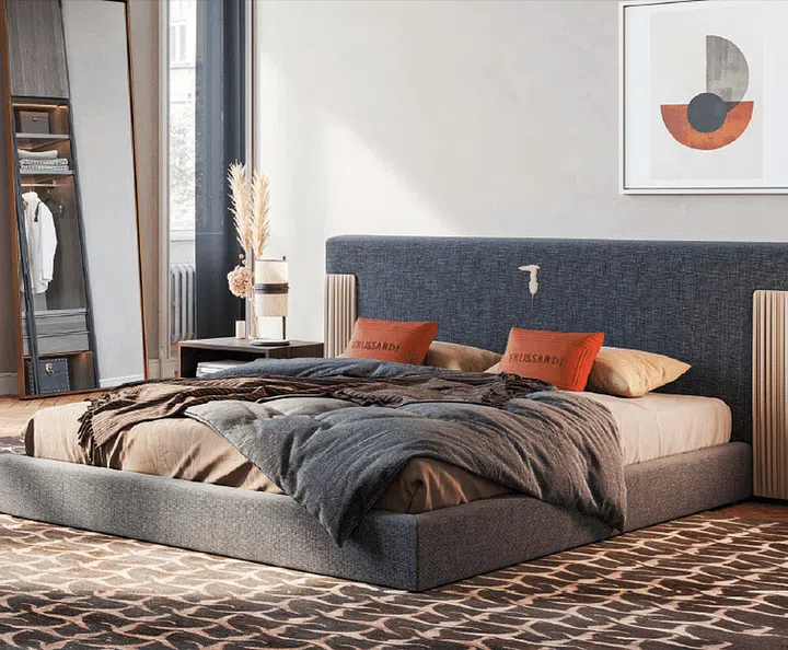 Deven bed, from Trussardi Casa.
