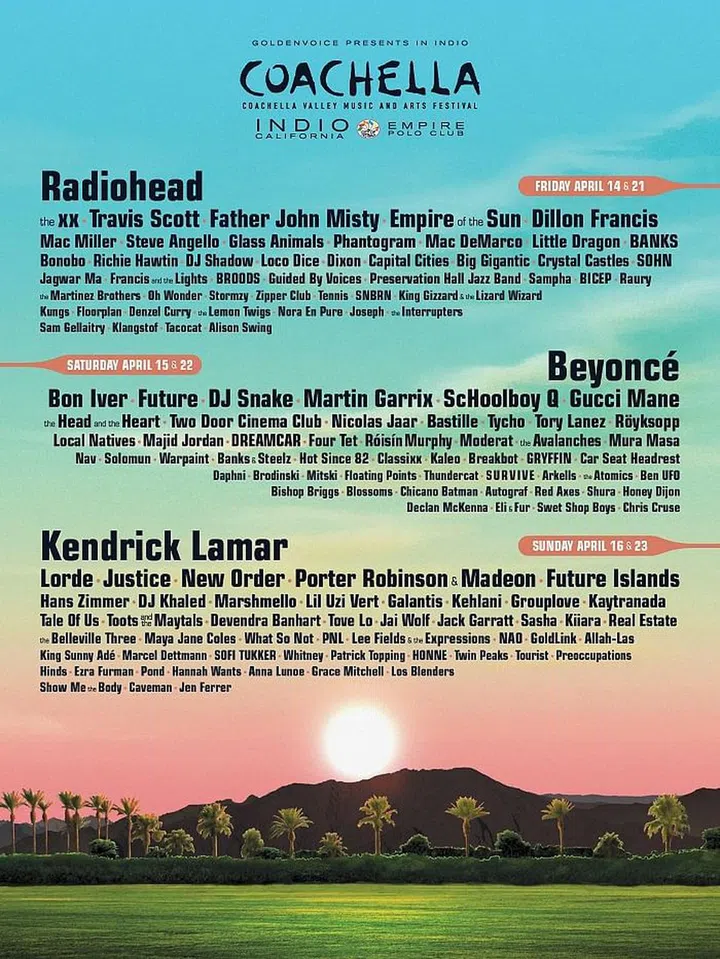 Summer 2017 Music Festivals