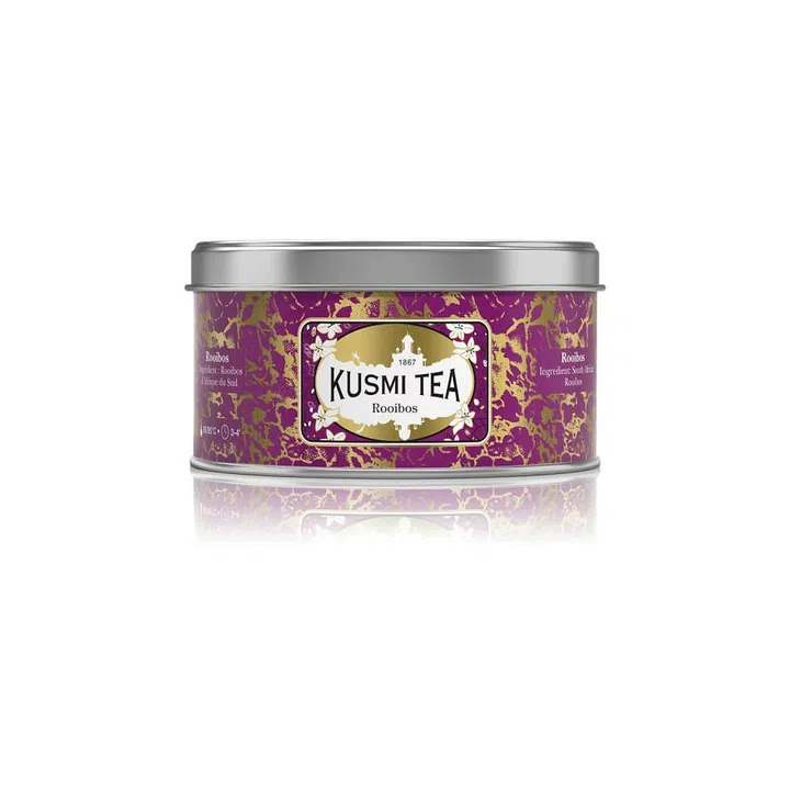 Packed with potent antioxidants, every refreshing sip the lightly sweet naturally caffeine-free rooibos tea (also known as African red bush tea) helps to fend off  antioxidants, resulting in a fresh and radiant complexion. Photo: Courtesy of Kusmi Tea