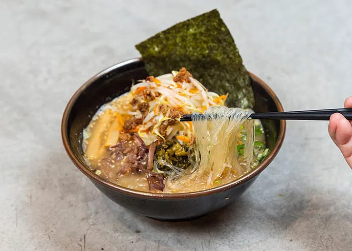 Love ramen, but afraid of putting on those pounds this festive season? Try Singapore’s First Kumamoto-style Japanese noodles at half the calories with the same sumptuous taste— it's fat-free and gluten free which makes it a healthier alternative to the usual ramen noodles. Or be sure to try their other new items including Beef Mountain Miso Moyashi with a pile of tender sliced beef with an oozy onsen egg atop, or the Tori Teriyaki Chicken Maze-Soba for something more classic. Menya Kokoro is at 100AM #02-10, 100 Tras Street, Singapore 079027.