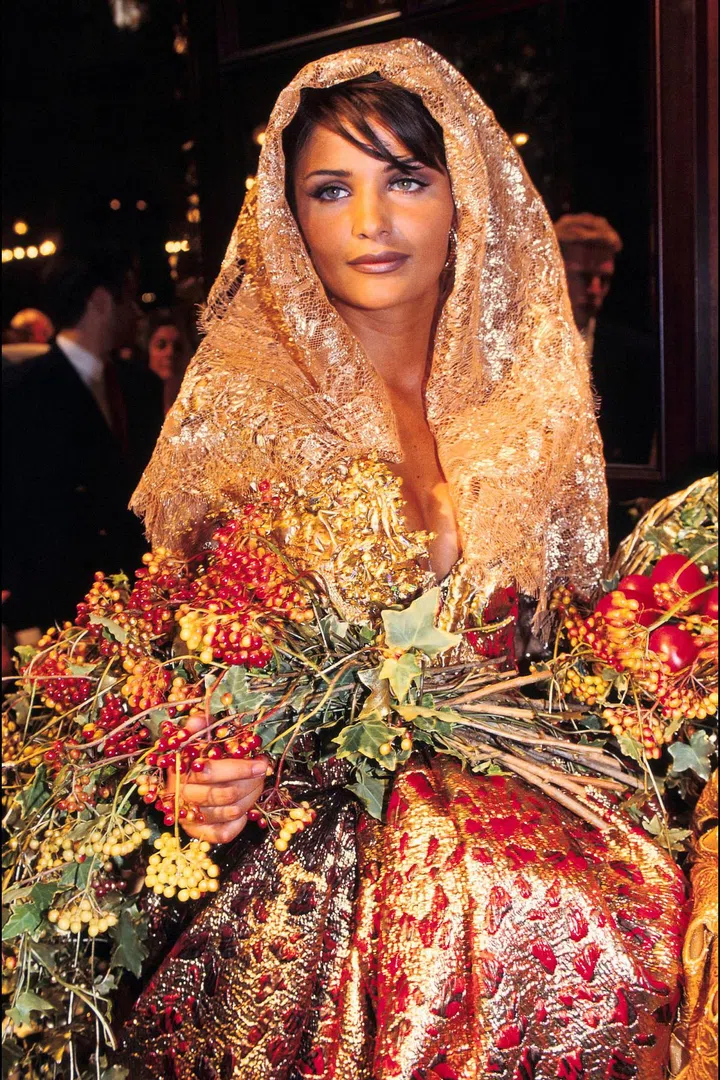 Helena Christensen in Dior