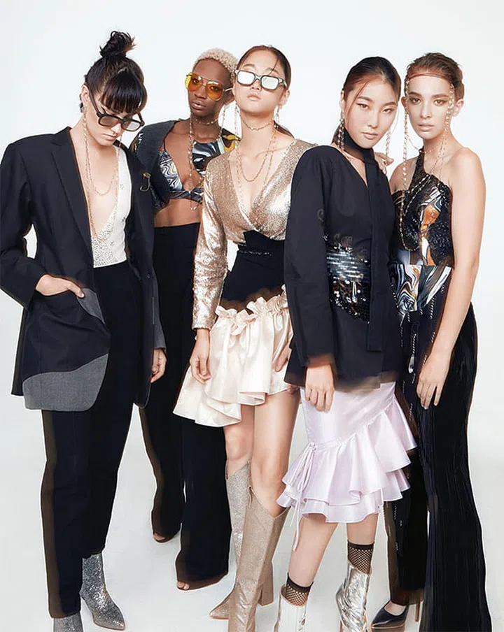 Italy’s Cimitero Monumentale di Milano set the designer on a path to capture its beauty, resulting in a contemporary collection filled with lots of shine, masculine tailoring and feminine ruffles.