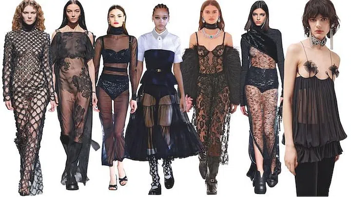 Photos (from left): Valentino, Valentino, Dolce&Gabbana, Dior, Gucci, Givenchy and Saint Laurent