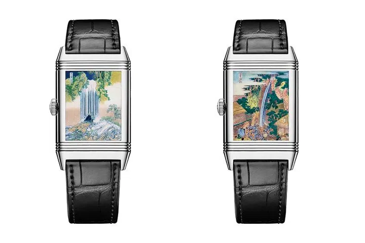 Jaeger-LeCoultre Watches and wonders 2026 | Reverso Tribute Enamel Hokusai Waterfalls