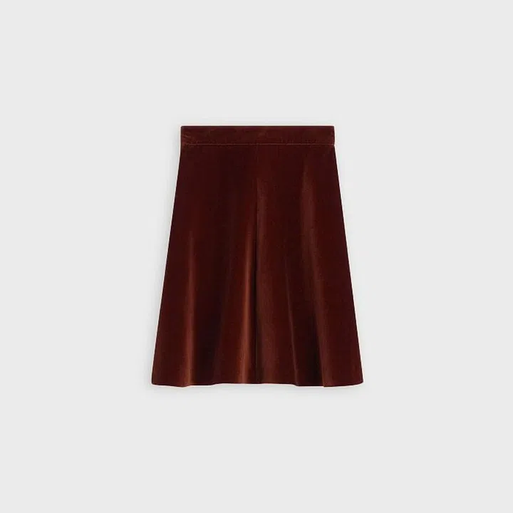 Celine 70’S Short Skirt in Velvet, $1,500. 

Photo: Courtesy