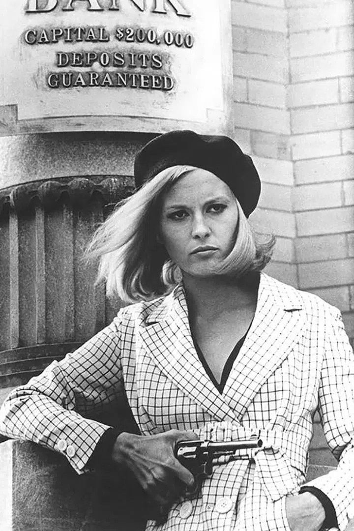Making "outlaw style" a thing, Bonnie's on-the-run wardrobe of chic berets, bandanas, sweaters, and coats were a force to be reckoned with on their own.

Photo: Getty