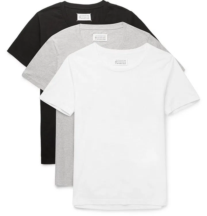 Maison Margiela Three-Pack Slim-Fit Cotton T-Shirts
