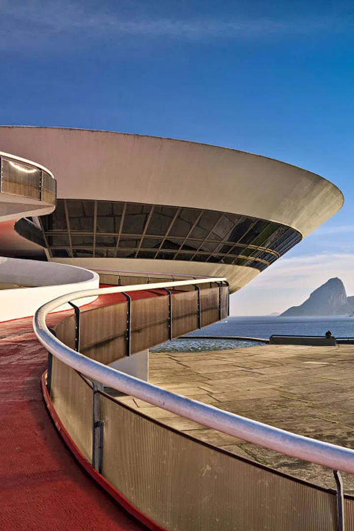 The Niterói Contemporary Art Museum has been a major landmark in Rio since it was built in 1996, but you may also recognize it as the backdrop to the 2017 Louis Vuitton Cruise show. Designed by Oscar Niemeyer, the futuristic building is often compared to a UFO and is located just across Guanabara Bay from Rio.