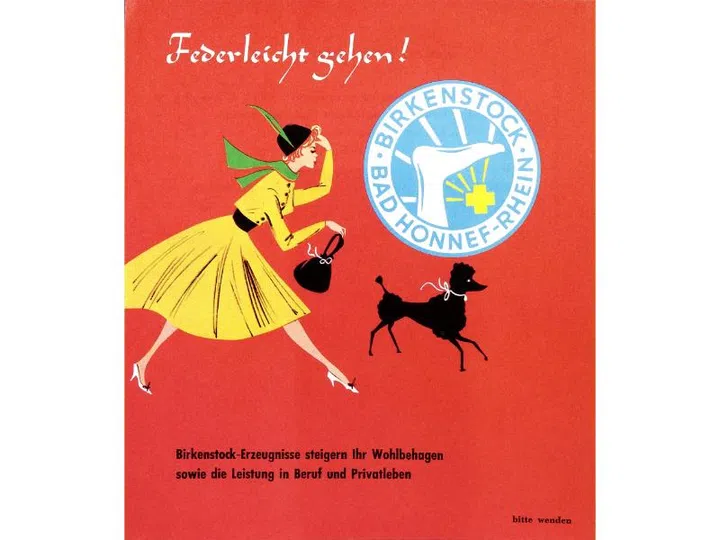 Birkenstock advertisement from the Fifties