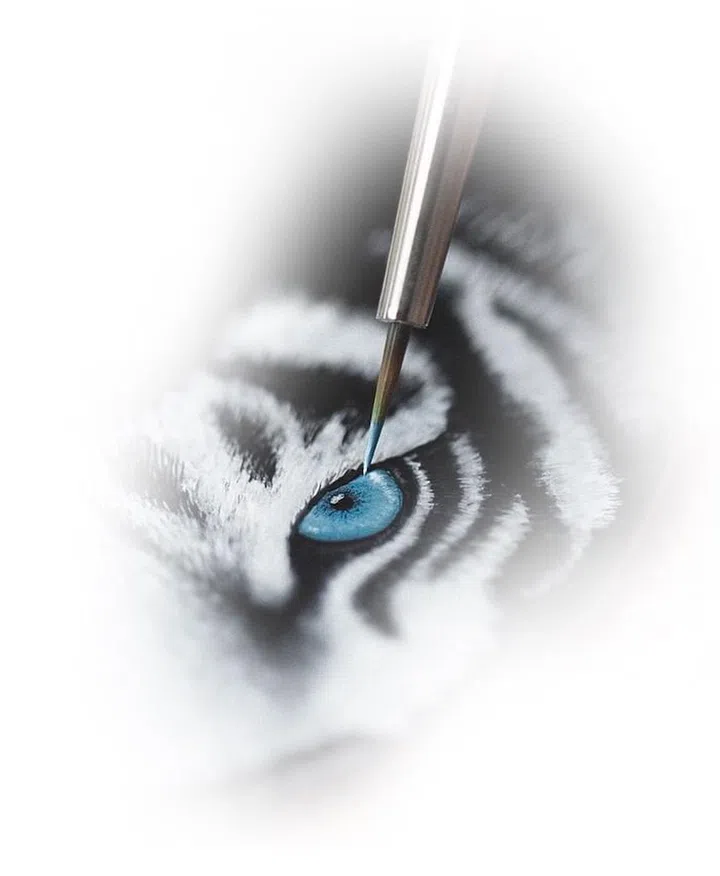 The minute details of Jaquet Droz’s Petite Heure Minute “Tiger” dial. (Photo: Jaquet Droz)