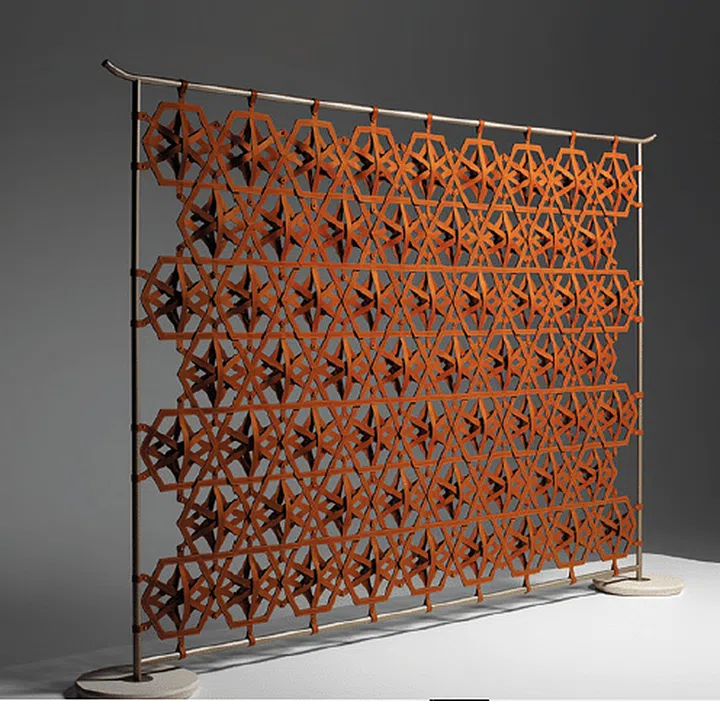 Diamond Screen by Marcel Wanders, from Louis Vuitton Objets Nomades.
