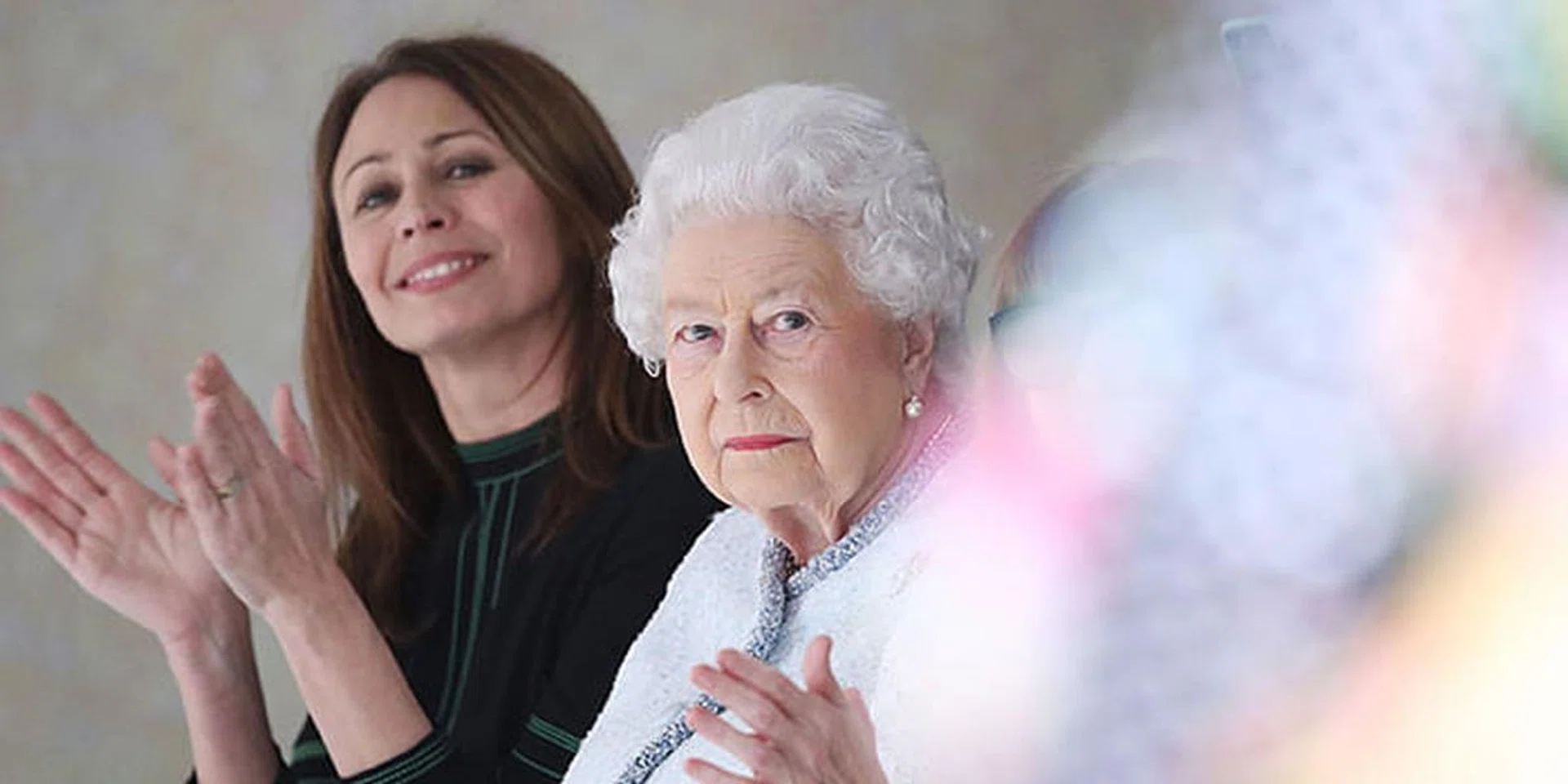 queen elizabeth london fashion week