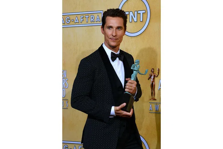 The True Detective star's first job was working at a bank. ; Photo: Getty