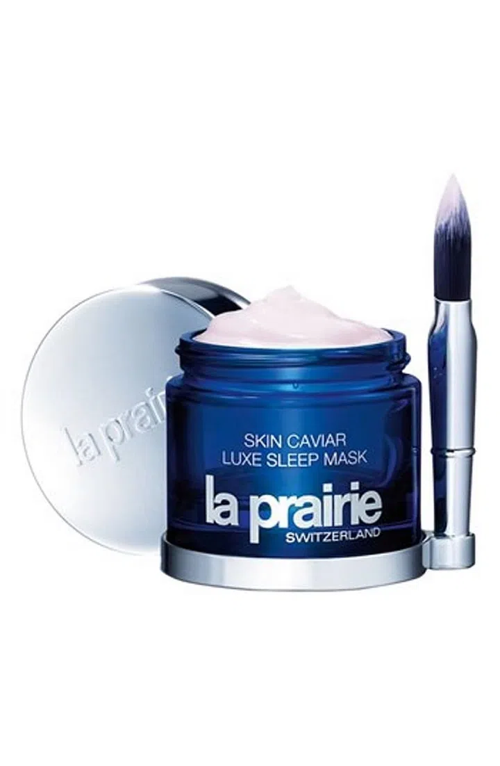 For a truly luxurious overnight treatment, reach for La Prairie's sleep mask. The butter-soft texture melts into skin and replenishes it while you sleep. Expect to wake up with softer, more supple skin in the morning. La Prairie Skin Caviar Luxe Sleep Mask, £220