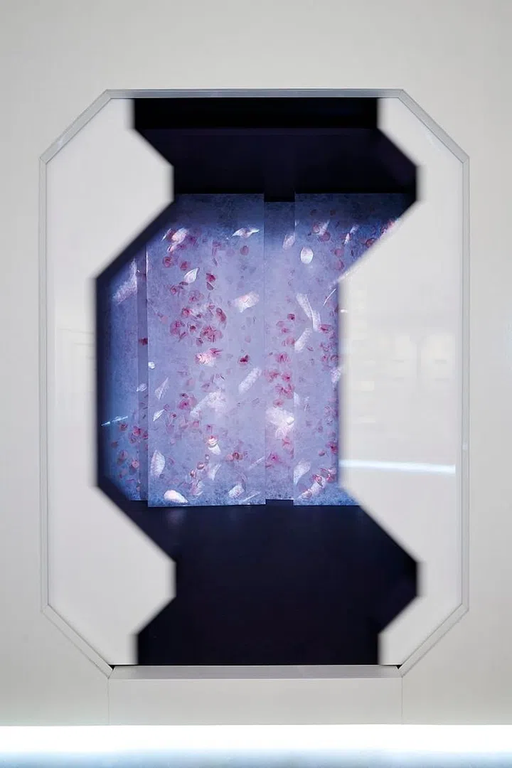 The entrance to a special room dedicated to the Chanel No.5 perfume. Photo: Chanel