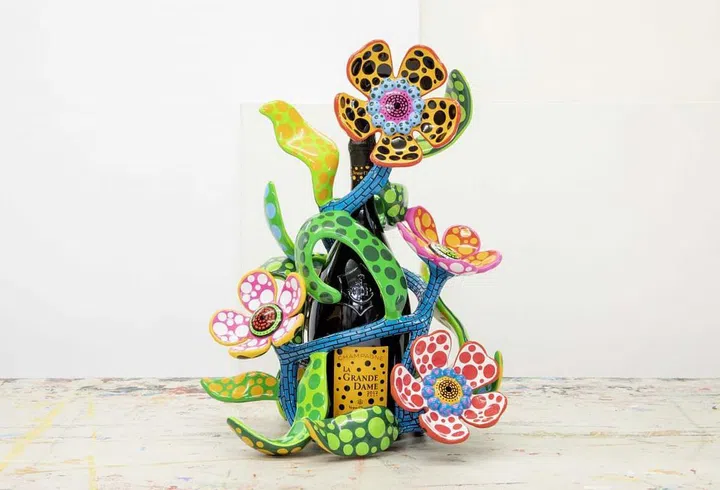 Veuve Clicquot Taps Yayoi Kusama To Dress Its New Vintage