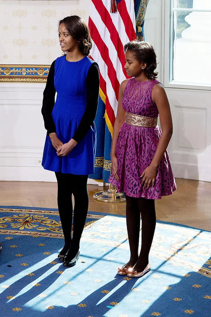 At President Obama's second swearing in ceremony. Photo: Getty