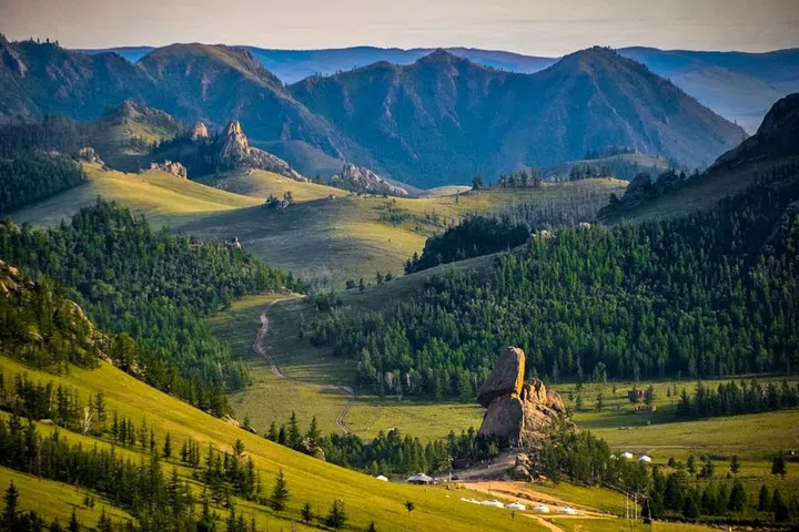 Mongolia's Gorkhi-Terelj National Park is considered to be one of this country's most scenic spots.
